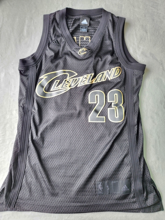 adidas Other - RARE ! Adidas CAVS Lebron JAMES #23 Black Gold Jersey